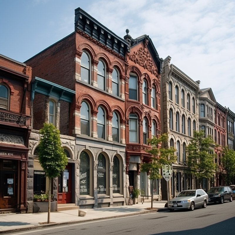 Odnawianie starych budynków i rewitalizacja dzielnic miejskich