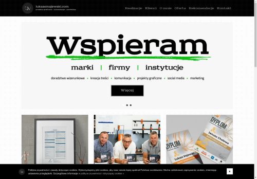 Łukasz Majewski: wsparcie graficzne, marketingowe