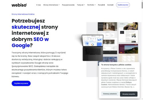 Webiso Krakow profesjonalne SEO i strony internetowe